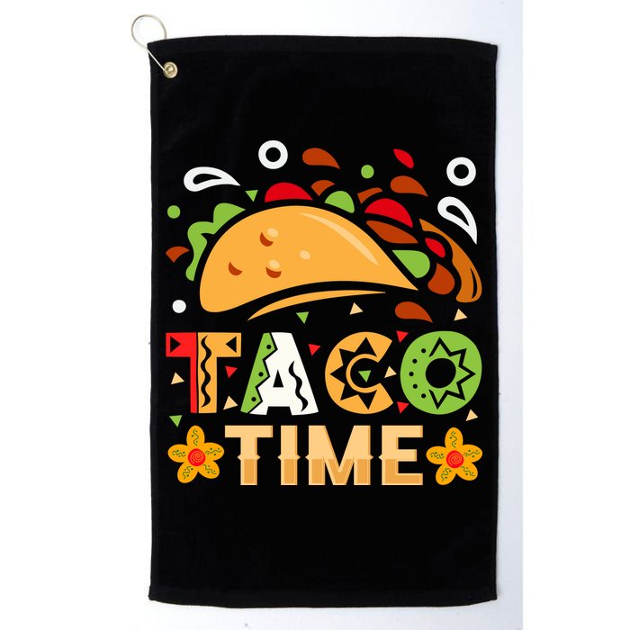 Taco Time, Cinco De Mayo T , Tacos Golf Towel