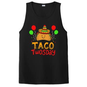 Taco Twosday Cinco De Mayo 2 Year Old Birthday PosiCharge Competitor Tank