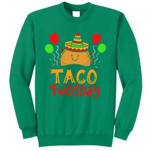 Taco Twosday Cinco De Mayo 2 Year Old Birthday Sweatshirt