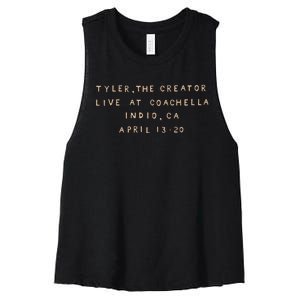 Tyler The Creator Claymation Women's Racerback Cropped Tank