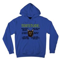 Tortitude Tortie Cat Lover Tortoiseshell Cat Owner Funny Gift Hoodie