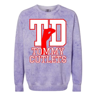 Td Tommy Cutlets New York Italian Football Colorblast Crewneck Sweatshirt