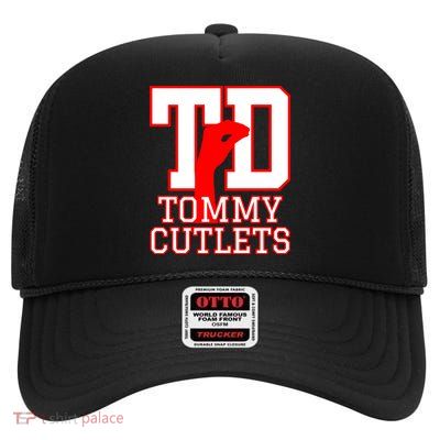 Td Tommy Cutlets New York Italian Football High Crown Mesh Back Trucker Hat