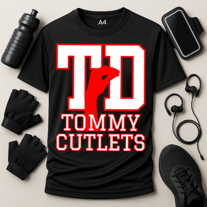 Td Tommy Cutlets New York Italian Football Cooling Performance Crew T-Shirt