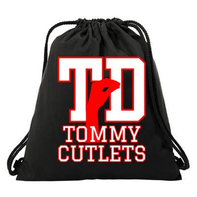 Td Tommy Cutlets New York Italian Football Drawstring Bag