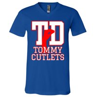 Td Tommy Cutlets New York Italian Football V-Neck T-Shirt