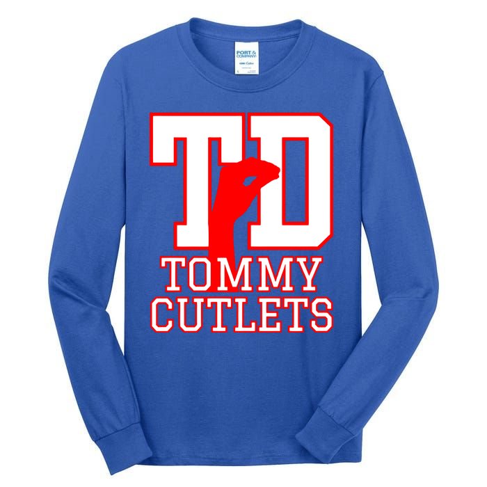 Td Tommy Cutlets New York Italian Football Tall Long Sleeve T-Shirt