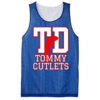 Td Tommy Cutlets New York Italian Football Mesh Reversible Basketball Jersey Tank