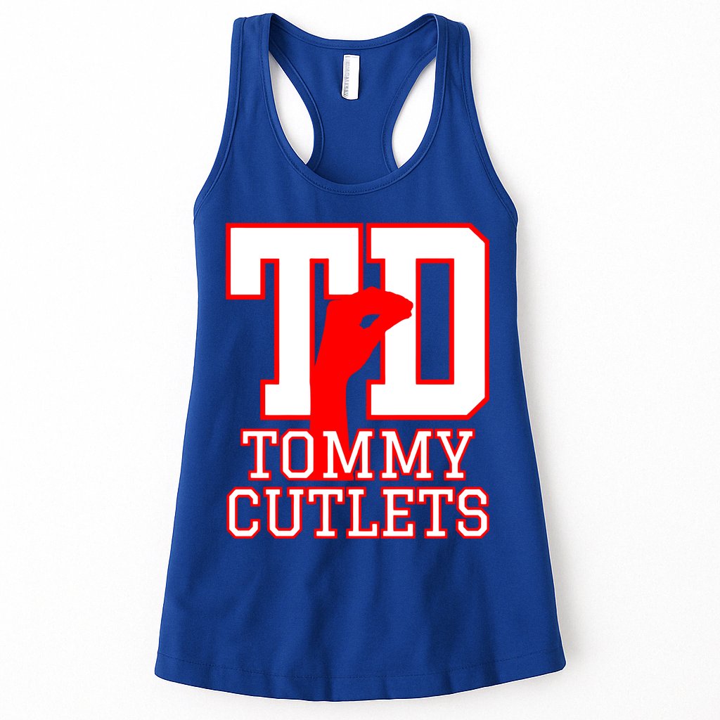 Td Tommy Cutlets New York Italian Football Womens Tank Top