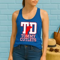 Td Tommy Cutlets New York Italian Football Womens Tank Top