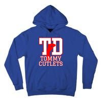 Td Tommy Cutlets New York Italian Football Tall Hoodie