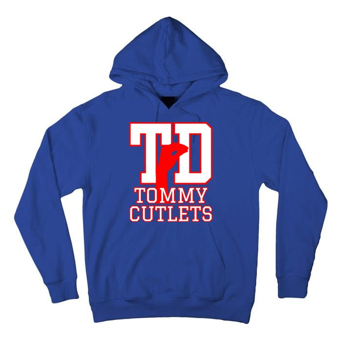 Td Tommy Cutlets New York Italian Football Tall Hoodie