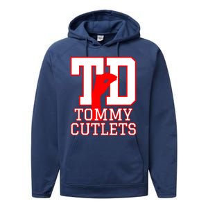 Td Tommy Cutlets New York Italian Football Performance Fleece Hoodie