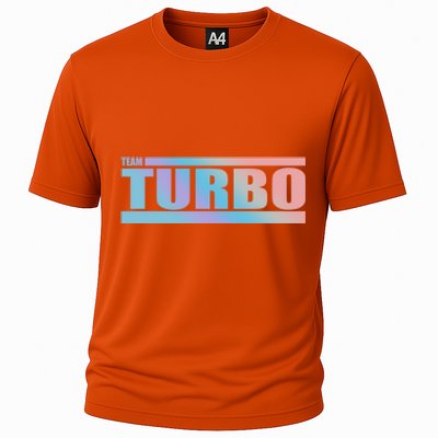 Team Turbo Challenge (Rainbow) Racing Great Gift Cooling Performance Crew T-Shirt