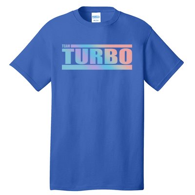 Team Turbo Challenge (Rainbow) Racing Great Gift Tall T-Shirt