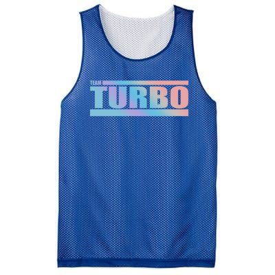 Team Turbo Challenge (Rainbow) Racing Great Gift Mesh Reversible Basketball Jersey Tank