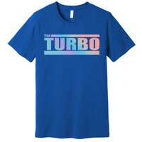 Team Turbo Challenge (Rainbow) Racing Great Gift Premium T-Shirt