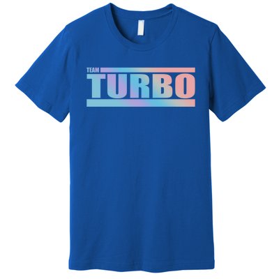 Team Turbo Challenge (Rainbow) Racing Great Gift Premium T-Shirt