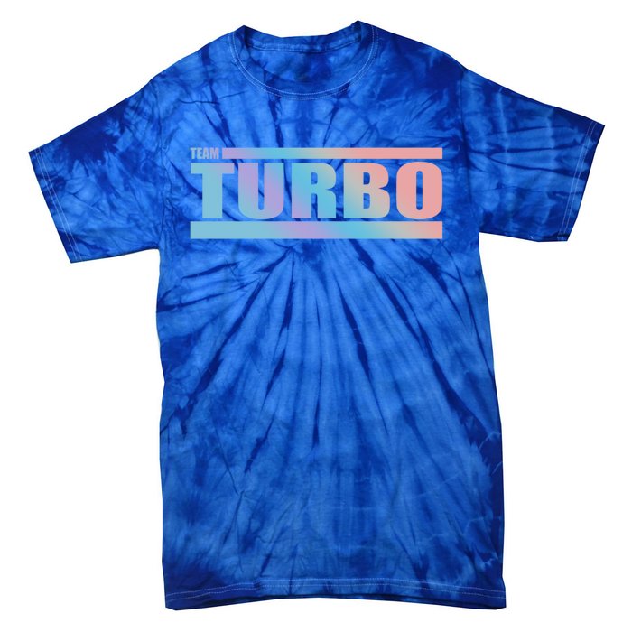 Team Turbo Challenge (Rainbow) Racing Great Gift Tie-Dye T-Shirt