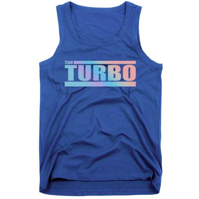 Team Turbo Challenge (Rainbow) Racing Great Gift Tank Top