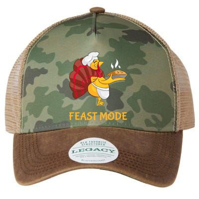 Thanksgiving Turkey Chef Feast Mode Meaningful Gift Legacy Tie Dye Trucker Hat
