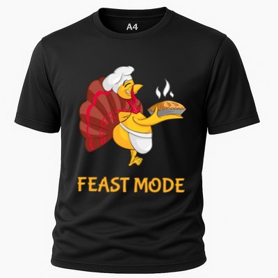 Thanksgiving Turkey Chef Feast Mode Meaningful Gift Performance Shirt