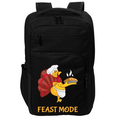 Thanksgiving Turkey Chef Feast Mode Meaningful Gift Impact Tech Backpack