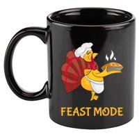 Thanksgiving Turkey Chef Feast Mode Meaningful Gift 11oz C Handle Ceramic Mug
