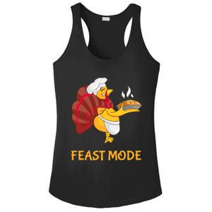 Thanksgiving Turkey Chef Feast Mode Meaningful Gift Ladies PosiCharge Competitor Racerback Tank