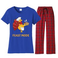 Thanksgiving Turkey Chef Feast Mode Meaningful Gift Women's Flannel Pajama Set