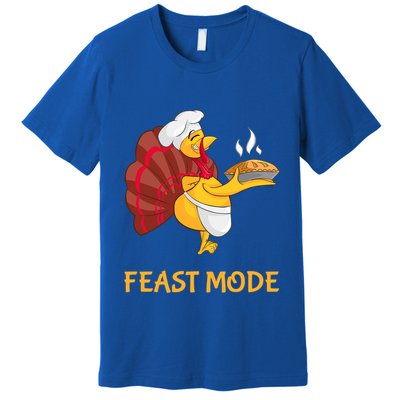 Thanksgiving Turkey Chef Feast Mode Meaningful Gift Premium T-Shirt