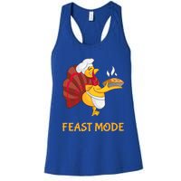 Thanksgiving Turkey Chef Feast Mode Meaningful Gift Women's Racerback Tank