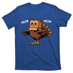 Thanksgiving Turkey Cat Meow Thanksgiving T-Shirt