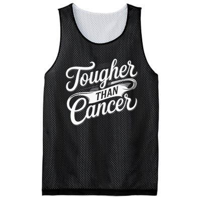 Tougher Than Cancer Fighter Cancer Survivor Cancer Mesh Reversible Basketball Jersey Tank