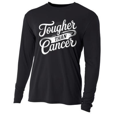 Tougher Than Cancer Fighter Cancer Survivor Cancer Cooling Performance Long Sleeve Crew