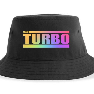Team Turbo Challenge (Rainbow) Racing Great Gift Sustainable Bucket Hat