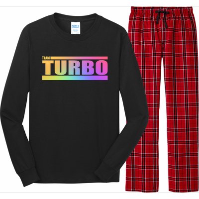 Team Turbo Challenge (Rainbow) Racing Great Gift Long Sleeve Pajama Set