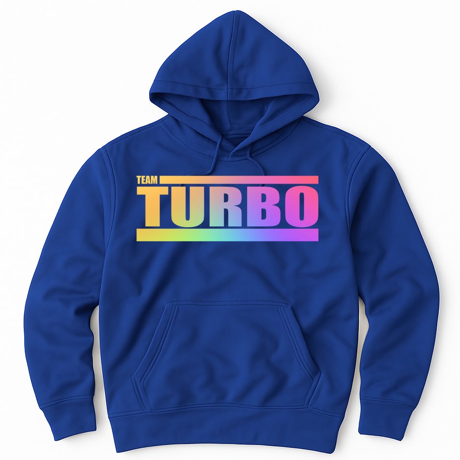 Team Turbo Challenge (Rainbow) Racing Great Gift Hoodie