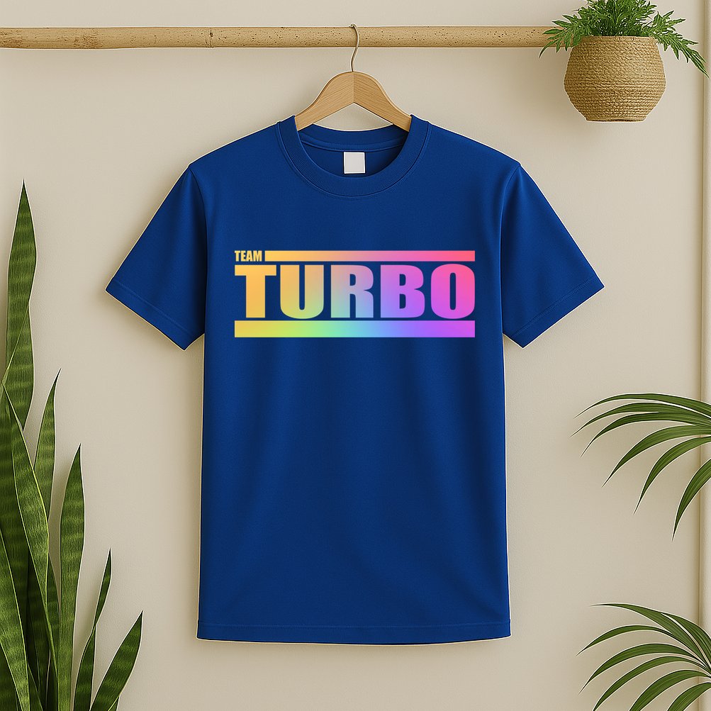 Team Turbo Challenge (Rainbow) Racing Great Gift T-Shirt