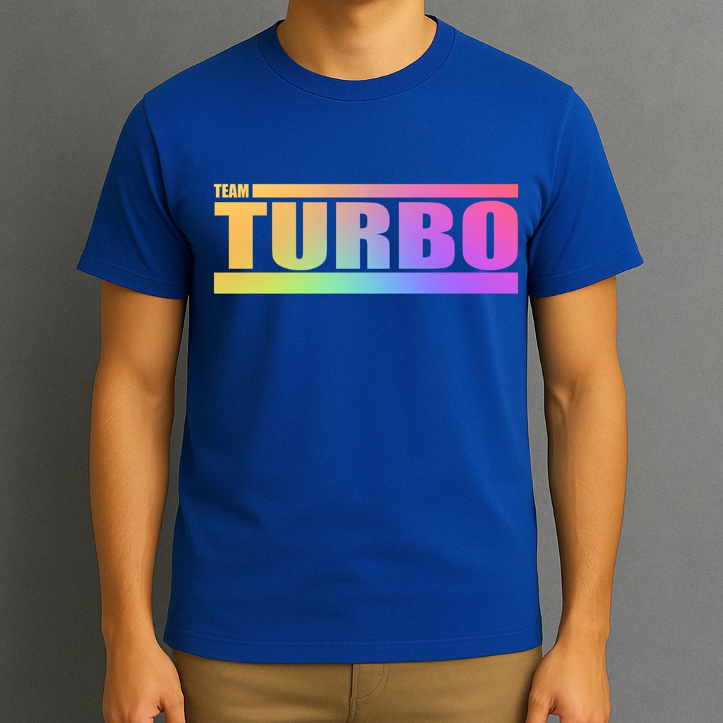 Team Turbo Challenge (Rainbow) Racing Great Gift T-Shirt