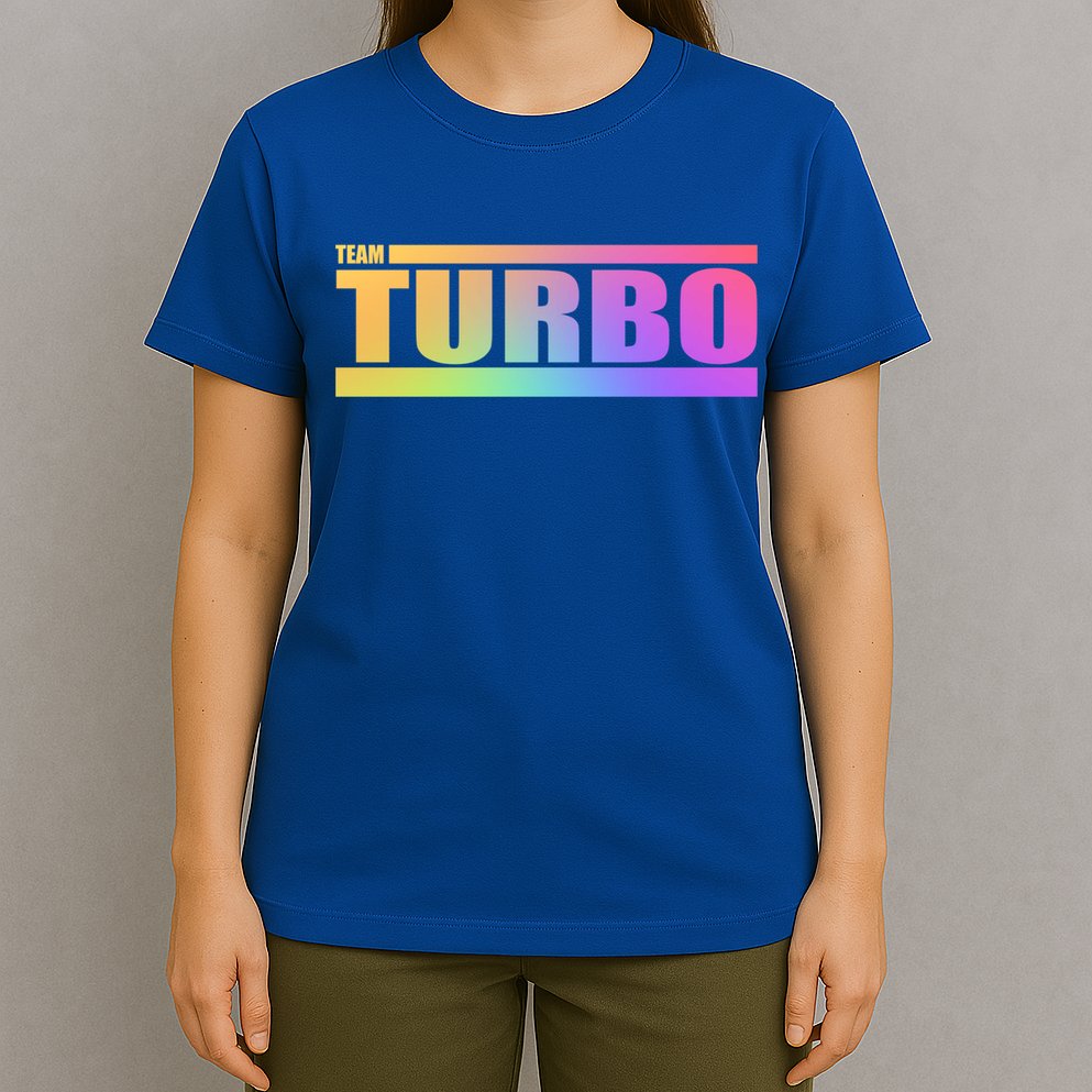 Team Turbo Challenge (Rainbow) Racing Great Gift T-Shirt
