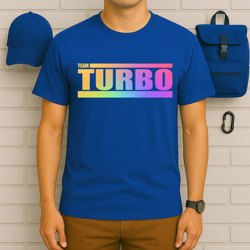 Team Turbo Challenge (Rainbow) Racing Great Gift T-Shirt