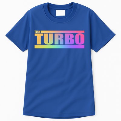 Team Turbo Challenge (Rainbow) Racing Great Gift Tall T-Shirt