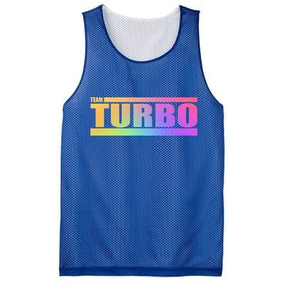 Team Turbo Challenge (Rainbow) Racing Great Gift Mesh Reversible Basketball Jersey Tank