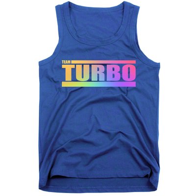 Team Turbo Challenge (Rainbow) Racing Great Gift Tank Top