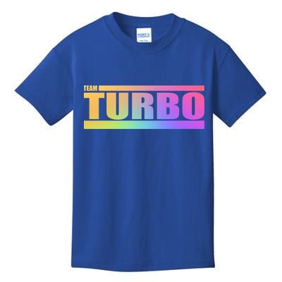 Team Turbo Challenge (Rainbow) Racing Great Gift Kids T-Shirt
