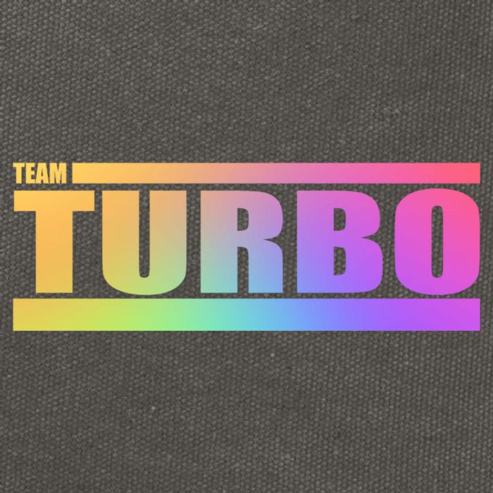 Team Turbo Challenge (Rainbow) Racing Great Gift Cotton Canvas Backpack