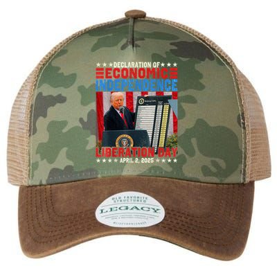 Trump Tariff Chart Declaration Of Economic Independence 2025 Legacy Tie Dye Trucker Hat