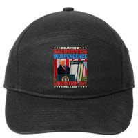 Trump Tariff Chart Declaration Of Economic Independence 2025 7-Panel Snapback Hat