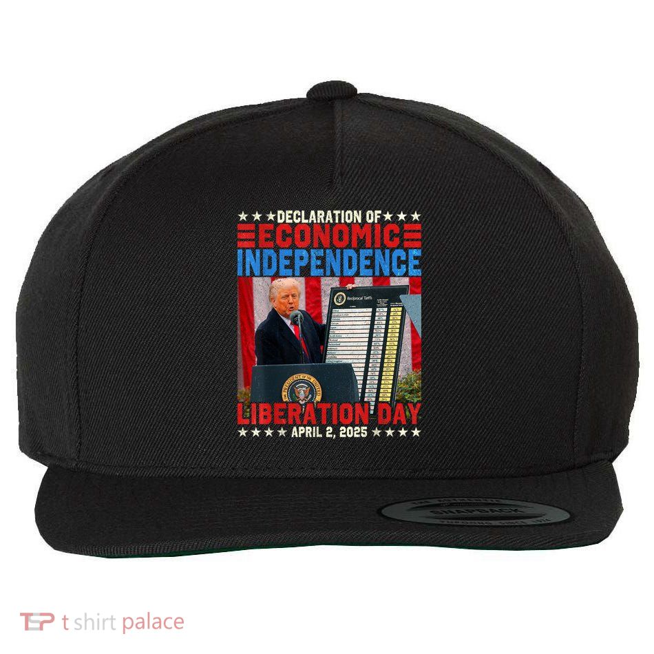 Trump Tariff Chart Declaration Of Economic Independence 2025 Wool Snapback Cap